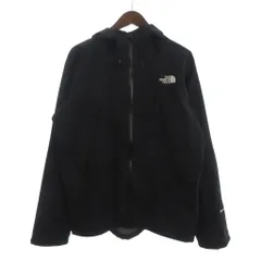 ザノースフェイス THE NORTH FACE クライムライトジャケット ブルゾン フルジップ ナイロン フーディ ロゴ 刺繍 GORE-TEX NP12003 黒 ブラック XL