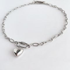 T&CO.925刻印 ティファニー ハートロック ブレスレット シルバー