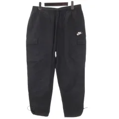 ナイキ NIKE ロゴ ウーブン カーゴパンツ スポーツウェア チャコールグレー XL 260316E