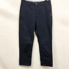 【中古】[印象AB] BEAMS HEART ビームスハート パンツ メンズ S ネイビー 紺 綿100% ジップフライ テーパード ジャカードのチェック柄のサムネイル