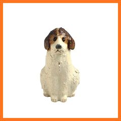 ビンテージ 陶器製 Big eye dog置物 犬 Sad eye - メルカリ