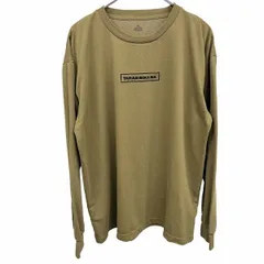 【中古】[印象AB] TARAS BOULBA タラスブルバ Tシャツ メンズ L オリーブ カーキ系 茶緑系 ポリエステル100% ロゴ刺繍 英字 文字 丸首 長袖 ロングスリーブのサムネイル