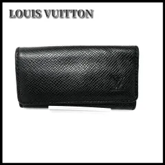 LOUIS VUITTON (ルイヴィトン) タイガ ミュルティクレ4 4連キーケース ブラック系