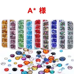 【A 様】　高分子ストーン　ミルキーストーン　デコストーン　デコうちわ　ラインストーン