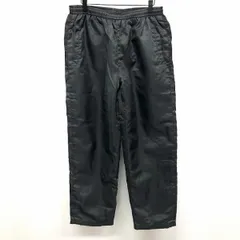 【中古】[印象AB] (株)ブルーメイト - LL メンズ 男性 スポーツ 中綿 パンツ 編み目柄 テーパード ウエストにゴムと紐 ロング ポリ100% 青み掛かったグレー系