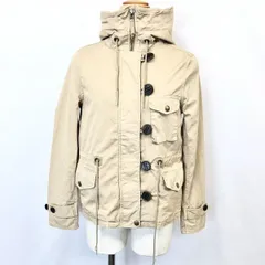 【中古】[印象B] PLST プラステ レディース 2 ベージュカーキ系 綿×ポリウレタン パーカーシャツジャケット ボアライナー付き ボタン×ジップ留め 長袖のサムネイル