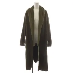 ミディウミ MidiUmi ショールコート ロング カーキ フーディ /RR