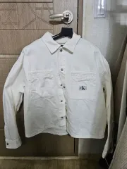 Calvin Klein CK 白 デニム ジャケット