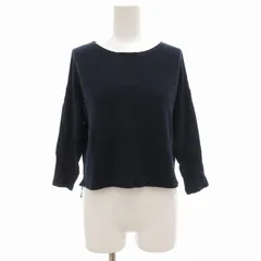 シンゾーン Shinzone ニット カットソー 五分袖 プルオーバー M 紺 ネイビー /GV