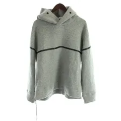 ワングラビティー one gravity トレーナー パーカー ウール M グレー 長袖 フード付き ラインデザイン /AP