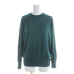 イエナ IENA 23AW ニット セーター ウール 緑 グリーン 長袖 クルーネック ラグランスリーブ /AP