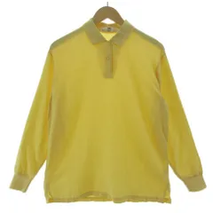バレンシアガ BALENCIAGA GOLF ポロシャツ ロゴ 長袖 コットン混 イエロー系 黄色系 Lのサムネイル
