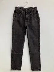 GUESS ゲス デニムパンツ 58 ブラック フルレングス 無地 スタンダード テーパード ヴィンテージ