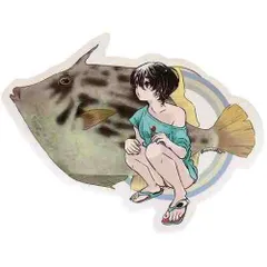 J-like Product ジェイライクプロダクト フィッシュアートステッカー カワハギのサムネイル