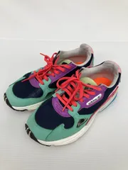 adidas アディダス スニーカー 23.5 ライトグリーン 合成皮革/人工皮革 ナイロン ブランドロゴ 紐 ローカット