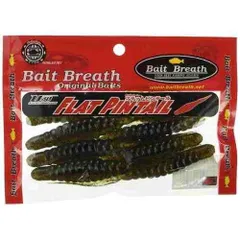 Bait Breath ベイトブレス フラットピンテイル 4.5 #817 ダークグリーンパンプキン/シードのサムネイル