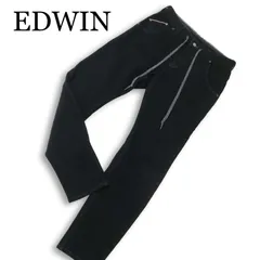 EDWIN エドウィン 【ER207】 ジャージーズ イージー ストレッチ スリム デニム パンツ ジーンズ Sz.M メンズ 黒 日本製