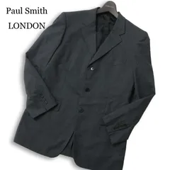 Paul Smith LONDON ポールスミス ロンドン 春夏★ 背抜き テーラード ジャケット 日本製 Sz.M メンズ 灰 グレー