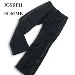 JOSEPH HOMME ジョセフ オム 通年★ ブーツカット ジップ サイドライン カーゴ パンツ Sz.W78 メンズ 黒のサムネイル