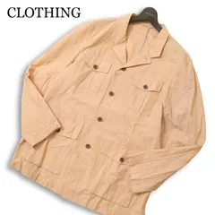 【新品 未使用】 Clothing 西友 春夏 吸水速乾★ サファリ ジャケット 大きいサイズ Sz.LL メンズ