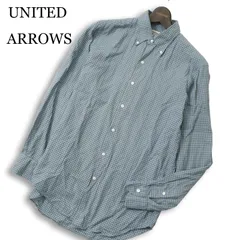 SOVEREIGN ソブリン ユナイテッドアローズ 通年★ 長袖 チェック ボタンダウン シャツ Sz.L メンズ