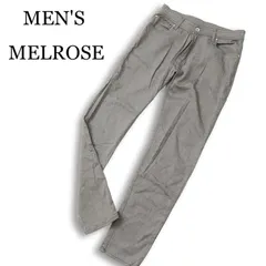 MEN'S MELROSE メンズメルローズ 通年 レーヨン混★ ストレッチ 5ポケット スリム パンツ スラックス Sz.2 メンズ 灰 グレーのサムネイル