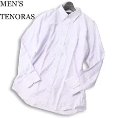 MEN'S TENORAS メンズティノラス 通年★ 長袖 スリム ボタンダウン シャツ 日本製 Sz.L メンズのサムネイル