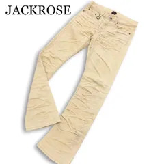 JACKROSE ジャックローズ 3D髭落ち★ USED加工 ブーツカット パンツ Sz.31 メンズのサムネイル