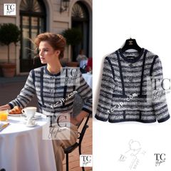 シャネル トップス CHANEL 可愛すぎ！ ホワイト レッド ドット リボン ニット トップス セーター カール・ラガーフェルド 超美品 40 42 CHANEL - シャネル トップス CHANEL 可愛すぎ！ ホワイト レッド