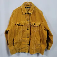 ザラ コーデュロイ ジャケット/レディース (オーバーサイズ Free!)/j3381