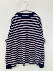 美品 Barns×ButtonWorks マルチボーダー コンチョ付ロンT - メルカリ