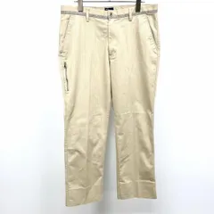 【中古】[印象AB] TOURSTAGE ツアーステージ パンツ メンズ L ベージュカーキ 綿×ポリエステル×ポリウレタン ジップフライ ゴルフ ストレート ストライプのサムネイル