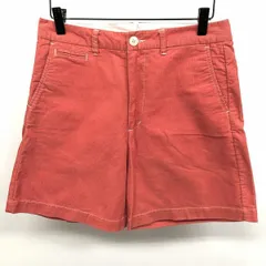 【中古】[印象AB] FORK＆SPOON フォークアンドスプーン ワイドショーツ / ショートパンツ レディース 1 サーモンピンク 綿(一部オーガニック)×ポリ 右ヒップポケットあたりにロゴ刺繍 ジップフライ 若干薄手 コーデュロイのサムネイル