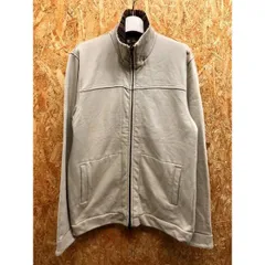 【中古】[印象B] MK MICHEL KLEIN homme MKオム メンズ サイズ48 ダークベージュ系 スウェットブルゾン 裏毛 モックネック 襟と袖口にストライプ柄裏地 長袖 48のサムネイル