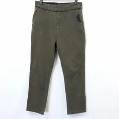 【中古】[印象B] semantic design セマンティックデザイン パンツ メンズ S グリーンカーキ 緑系 綿×ポリウレタン ジップフライ ストレート ストレッチ 無地のサムネイル