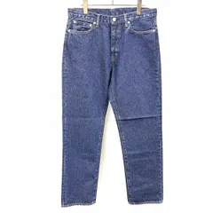 【中古】[印象A] MISTER GENTLE MAN ミスタージェントルマン パンツ / ジーンズ / ジーパン メンズ 34 ブルー 青 綿100% ロゴパッチ ジップフライ デニム ストレート ワンウォッシュのサムネイル