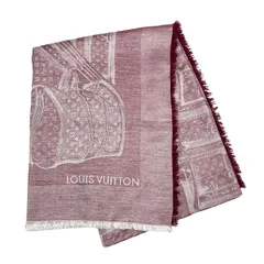 LOUIS VUITTON ルイヴィトン ショール モノグラム カシミヤシルク スカーフ ストール 大判 【中古】