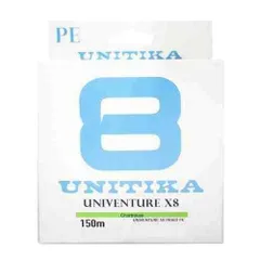 UNITIKA ユニチカ ユニベンチャーX8 チャートリュース 150m 1号のサムネイル