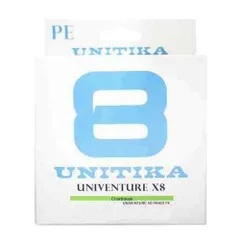 UNITIKA ユニチカ ユニベンチャーX8 チャートリュース 200m 0.8号のサムネイル