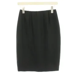 ユナイテッドアローズ UNITED ARROWS タイトスカート ひざ丈 38 黒 ブラック 1524-257-4480 /HN