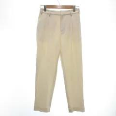 グリーンレーベルリラクシング ユナイテッドアローズ green label relaxing 美品 テーパードパンツ スラックス M 白 ホワイト ワンタック /YJ