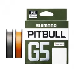 SHIMANO シマノ ピットブルG5 150m 0.6号 LD-M51U ハイオレンジのサムネイル