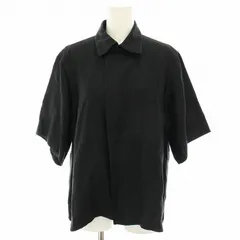 ワイズ Y's ヨウジヤマモト シャツ ブラウス 半袖 3 黒 ブラック /YT