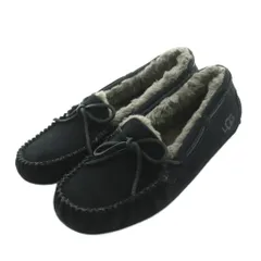 アグ オーストラリア UGG australia ダコタ モカシンシューズ リボン US9 26.0cm 黒 1107949 /MI ■OS ■SH