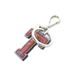 プラダ PRADA イニシャルチャーム キーホルダー 赤 レッド 水色 ライトブルーのサムネイル