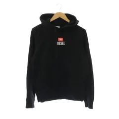 ディーゼル DIESEL スウェットパーカー プルオーバー ロゴ M ブラック /MY ■OS ■GY35