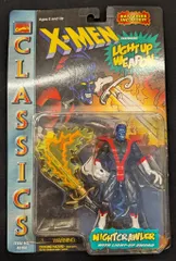 TOYBIZ LIGHT UP WEAPON NIGHTCRAWLER (赤 / 黒服) 5インチ