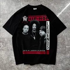 HIPHOP レジェンド Tシャツ 厚手 黒 ブラック SHAKA WEAR シャカウェア スヌープドッグ ドクタードレー アイスキューブ ラップT ビッグシルエット オーバーサイズ ストリート 希少 半袖 カットソー トップス