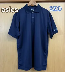 アシックス  asics  メンズ　サイバードライ®ポロシャツ　サイズ2XO ネイビー XL-963
