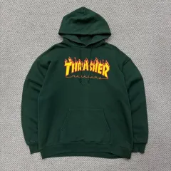 THRASHER(スラッシャー) ビックロゴ フーディー Tシャツ v2777